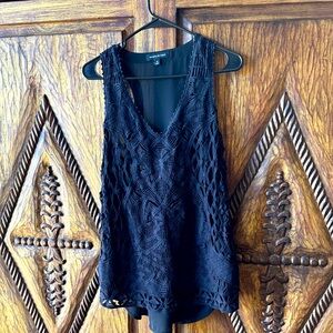 Banana Republic Black Sleeveless Top